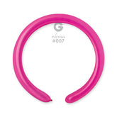 Globo moldeable 2” D4 Fucsia "Fuchsia 007" 100uds